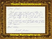 Scarlett Archer Autograph Signed Sheet Actress