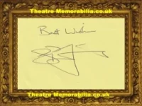 Simon Jones Autograph Signed Sheet