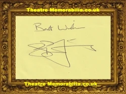 Simon Jones autograph signed sheet