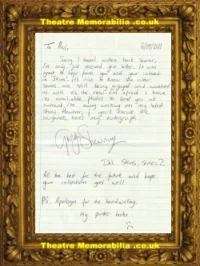 Skins – Greg Shewing Autograph Signed Letter