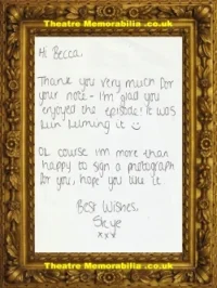 Skye – Autograph Signed Letter ? – Help 18