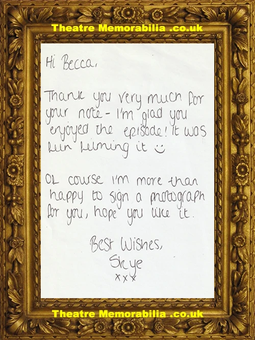 Skye signed letter note, help identify - image 2