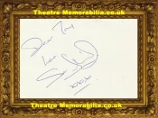 Sue Jenkins Autograph Signed Sheet Coronation Street