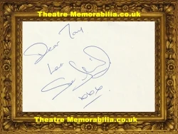 Sue Jenkins signed autograph sheet