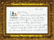 Sue Nichols Autograph Signed ITV Compliments Slip Coronation Street Audrey