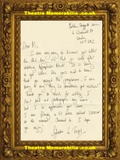 Sylvestra Le Touzel Autograph Signed Sheet Utopia Channel 4
