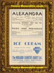 London Alexander Theatre – Pride And Prejudice – 1943