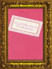 London National Theatre – Mrs Warrens Profession – 1970
