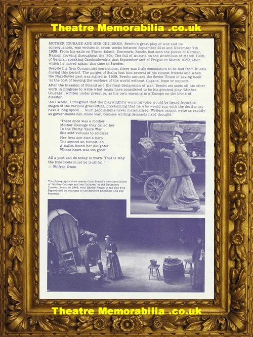 Leicester Phoenix Theatre - Mother Courage - 1981 - Image 4