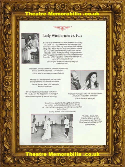 Cambridge Theatre Company - Lady Windermeres Fan - 1991 - Image 5