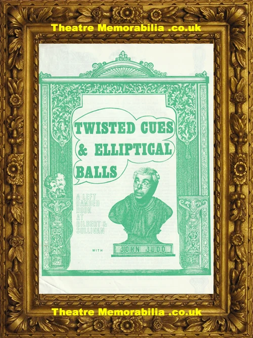 Tour - Twisted Cues And Elliptical Balls - Gilbert Sullivan Play 1980s - Image 2
