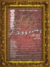 London Donmar Warehouse Passion Elena Roger Signed Flyer