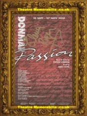 London Donmar Warehouse Passion Elena Roger Signed Flyer