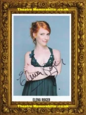 London Donmar Warehouse Passion Elena Roger Signed Picture Card