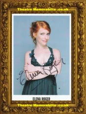 London Donmar Warehouse Passion Elena Roger Signed Picture Card