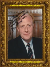 Neil Kinnock Autograph Signed Picture EX British Prime Minister