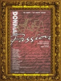 London Donmar Warehouse Passion Elena Roger Signed Flyer