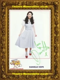 London Palladium Wizard Of Oz Danielle Hope Signed Picture