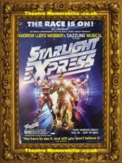 London New Wimbledon Theatre – Starlight Express – 2012 Poster