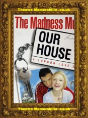 London Cambridge Theatre – Our House Musical – 2002 Signed Poster
