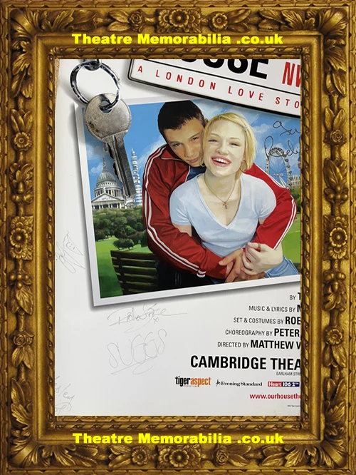 London Cambridge Theatre - Our House Musical - 2002 Signed Poster - Image 4