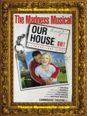 London Cambridge Theatre – Our House Musical – 2002 Signed Poster