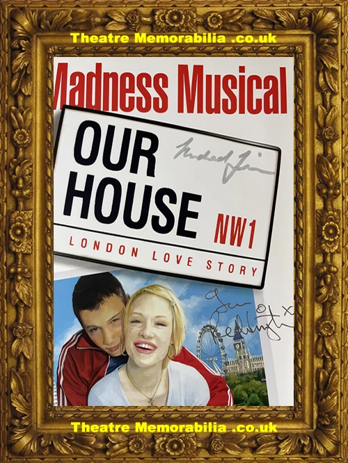 London Cambridge Theatre - Our House Musical - 2002 Signed Poster - Image 4