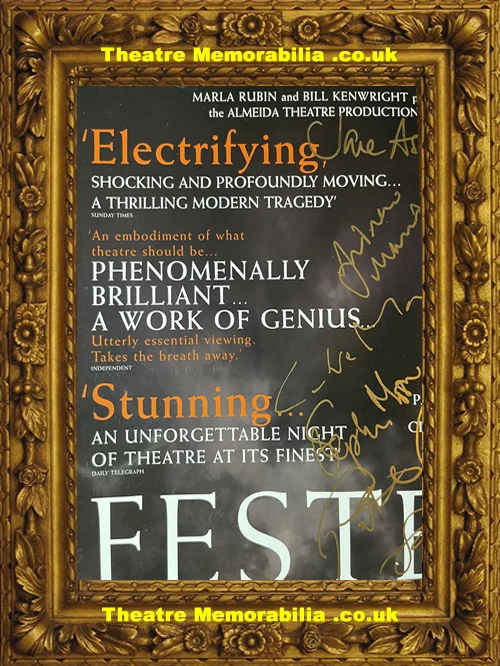 London Lyric Theatre - Festen - 2004 Multi Signed Poster - Image 3