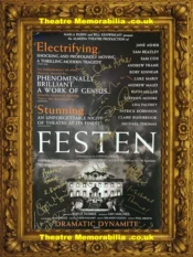 London Lyric Theatre – Festen – 2004 Multi Signed Poster