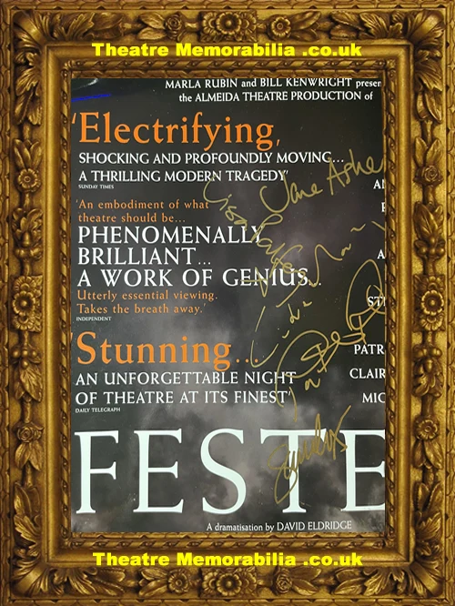 London Lyric Theatre - Festen - 2004 Multi Signed Poster - Image 3