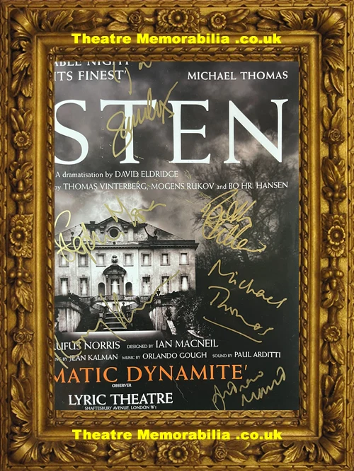 London Lyric Theatre - Festen - 2004 Multi Signed Poster - Image 7