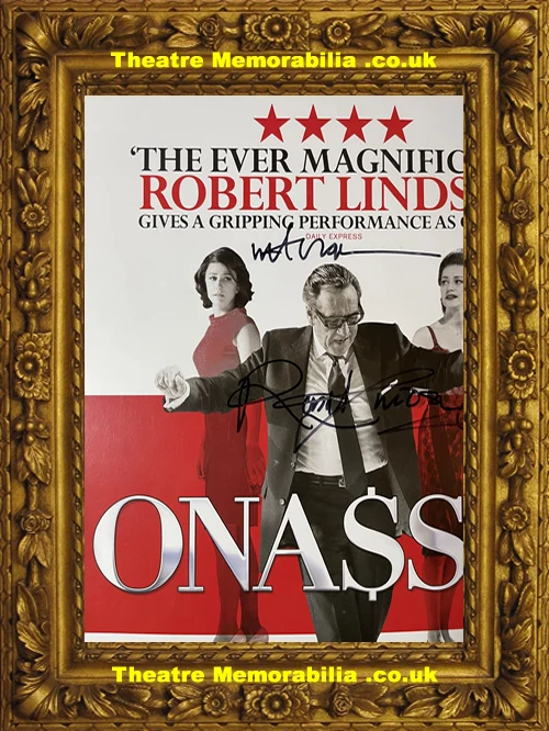 London Novello Theatre - Onassis - 2016 Robert Lindsay Multi Signed Poster - Image 3