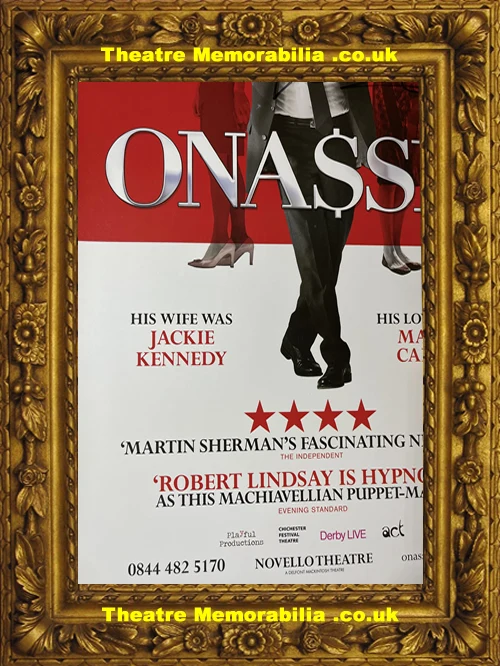 London Novello Theatre - Onassis - 2016 Robert Lindsay Multi Signed Poster - Image 5