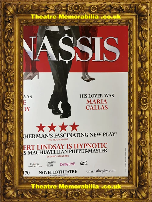 London Novello Theatre - Onassis - 2016 Robert Lindsay Multi Signed Poster - Image 6