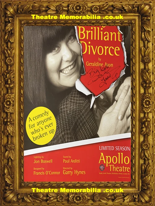 London Apollo Theatre - My Brilliant Divorce - 2003 Dawn French Signed Poster - Image 4