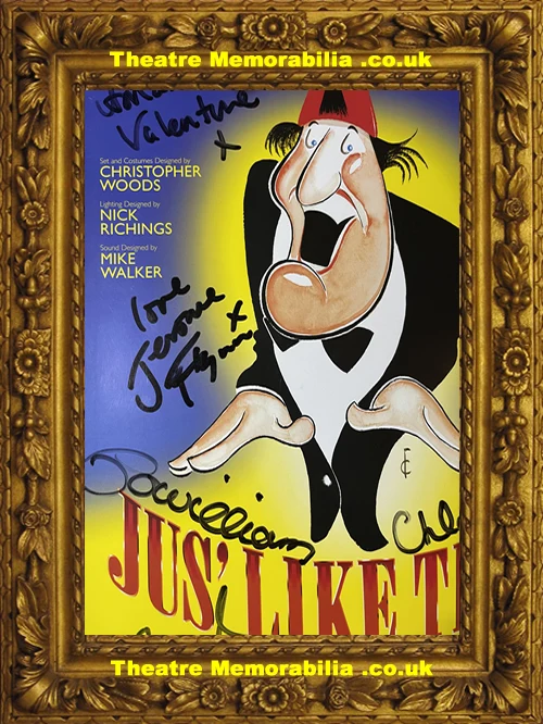 London Garrick Theatre - Just Like That - 2003 Tommy Cooper Multi Signed Poster - Image 5
