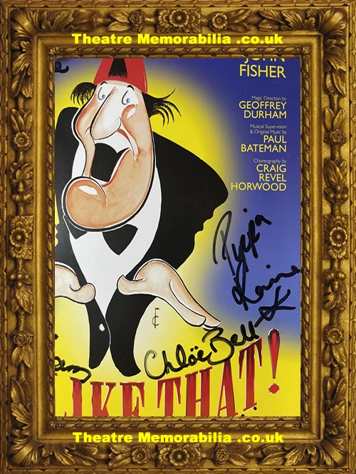 London Garrick Theatre - Just Like That - 2003 Tommy Cooper Multi Signed Poster - Image 6