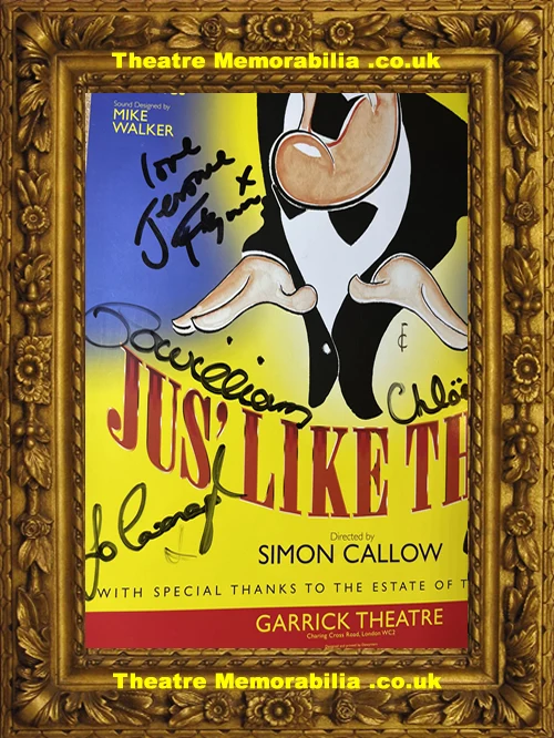 London Garrick Theatre - Just Like That - 2003 Tommy Cooper Multi Signed Poster - Image 7