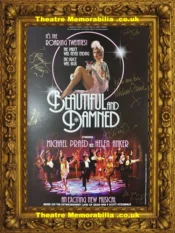London Lyric Theatre – Beautiful And Damned – 2004 Multi Signed Poster