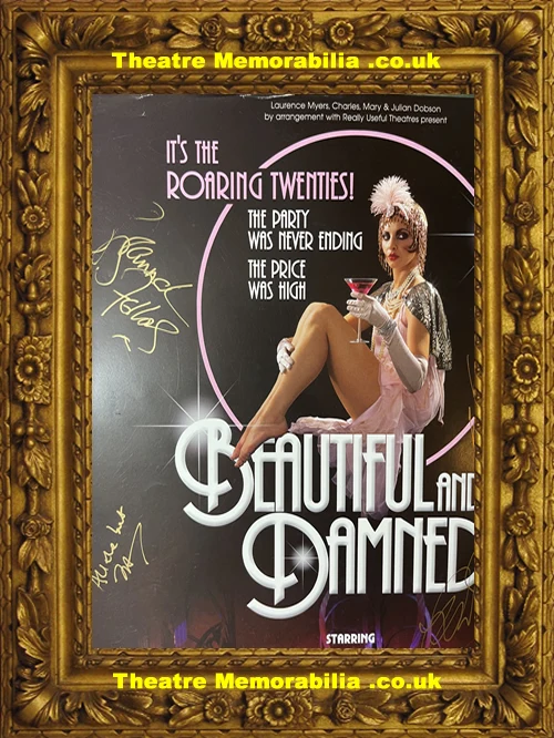 London Lyric Theatre - Beautiful And Damned - 2004 Multi Signed Poster - Image 3