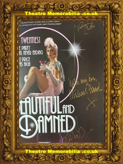 London Lyric Theatre - Beautiful And Damned - 2004 Multi Signed Poster - Image 4