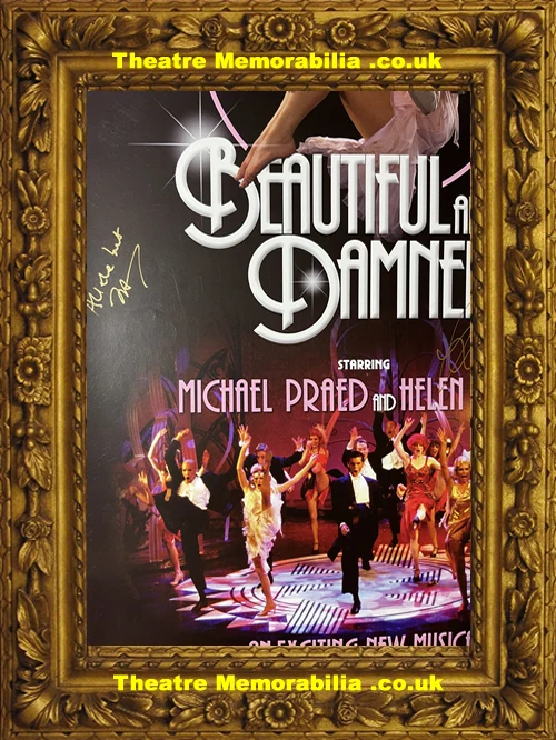 London Lyric Theatre - Beautiful And Damned - 2004 Multi Signed Poster - Image 5
