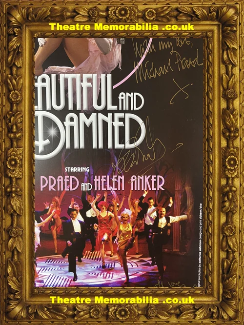 London Lyric Theatre - Beautiful And Damned - 2004 Multi Signed Poster - Image 6