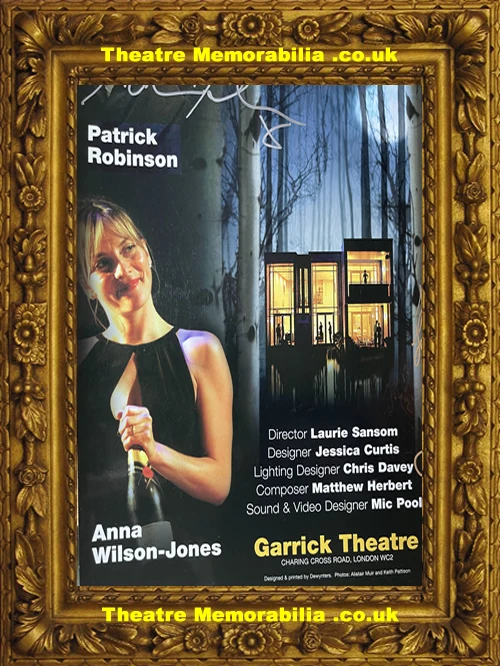 London Garrick Theatre - Dangerous Corners - 2002 Multi Signed Poster - Image 7