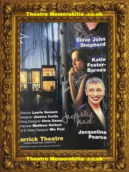 London Garrick Theatre - Dangerous Corners - 2002 Multi Signed Poster - Image 8