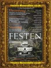 London Lyric Theatre – Festen – 2004 Multi Signed Poster