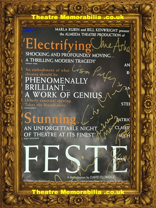 London Lyric Theatre - Festen - 2004 Multi Signed Poster - Image 3