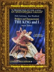 London Palladium Theatre – The King and I – 2001 Josie Lawrence Multi Signed Poster