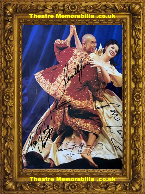 London Palladium Theatre - The King and I - 2001 Josie Lawrence Multi Signed Poster - Image 3