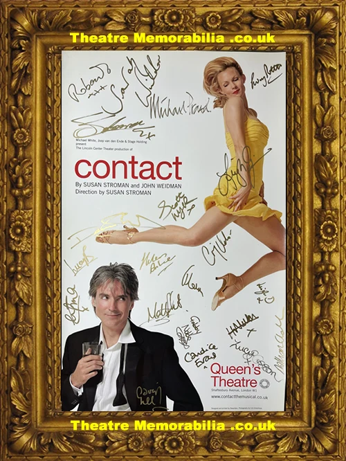 London Queens Theatre - Contact - 2002 Multi Signed Poster - Image 2
